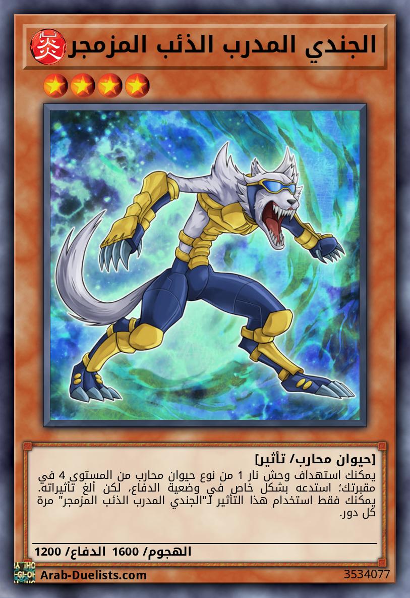 الجندي المدرب الذئب المزمجر