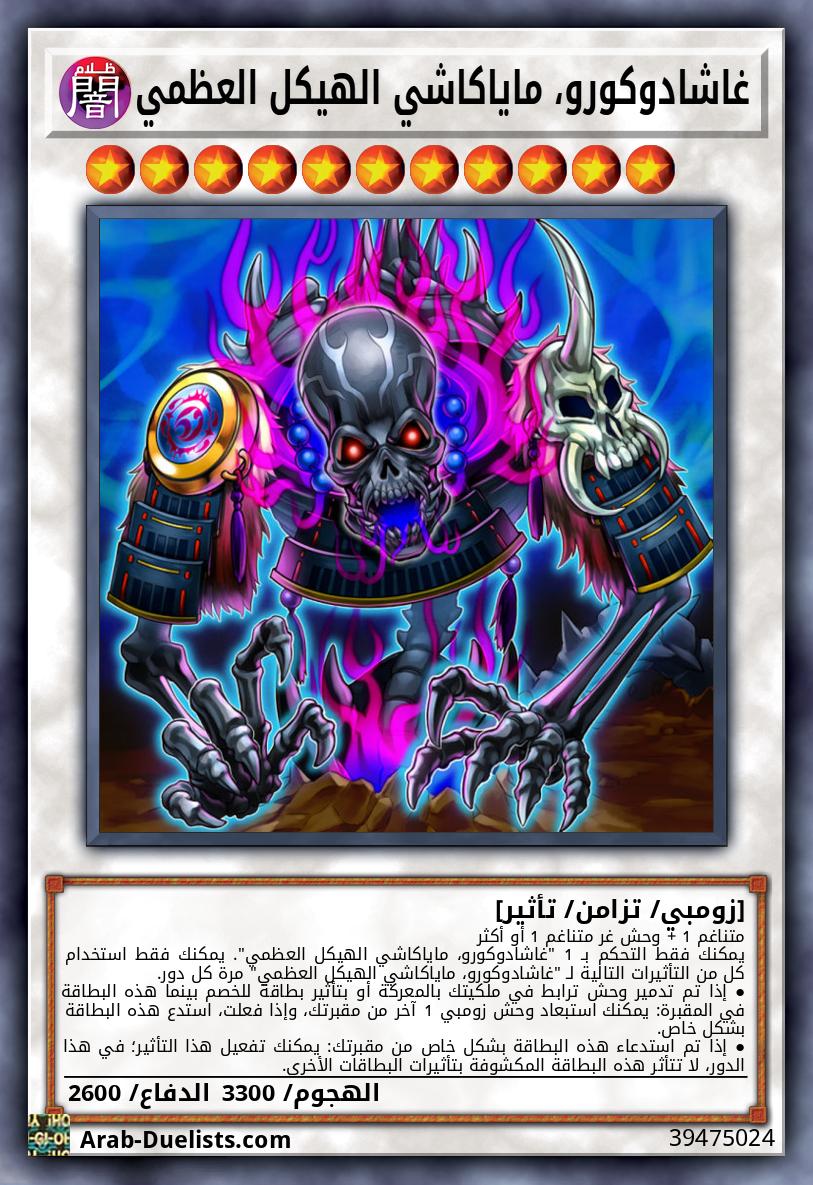 غاشادوكورو، ماياكاشي الهيكل العظمي