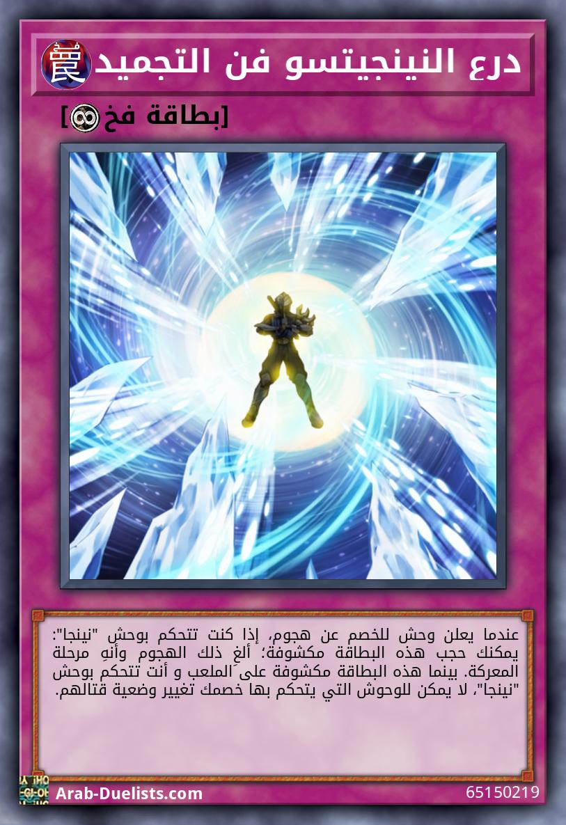 درع النينجيتسو فن التجميد